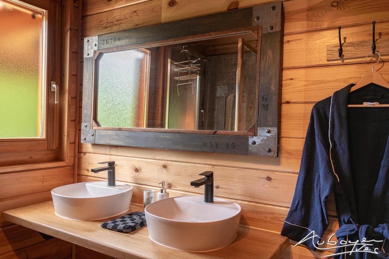 Chalet La Calougeotte, Jardin, Spa Et Sauna Prives Le Ménil Exterior photo